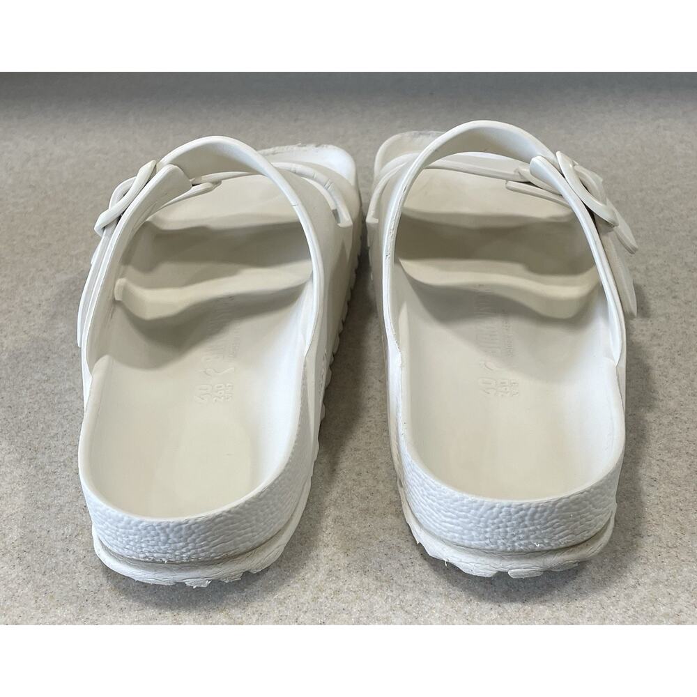 Birkenstock White Arizona Eva Sandals Women’s Sz 9/EU 40 Waterproof Lightweight - Picture 3 of 10